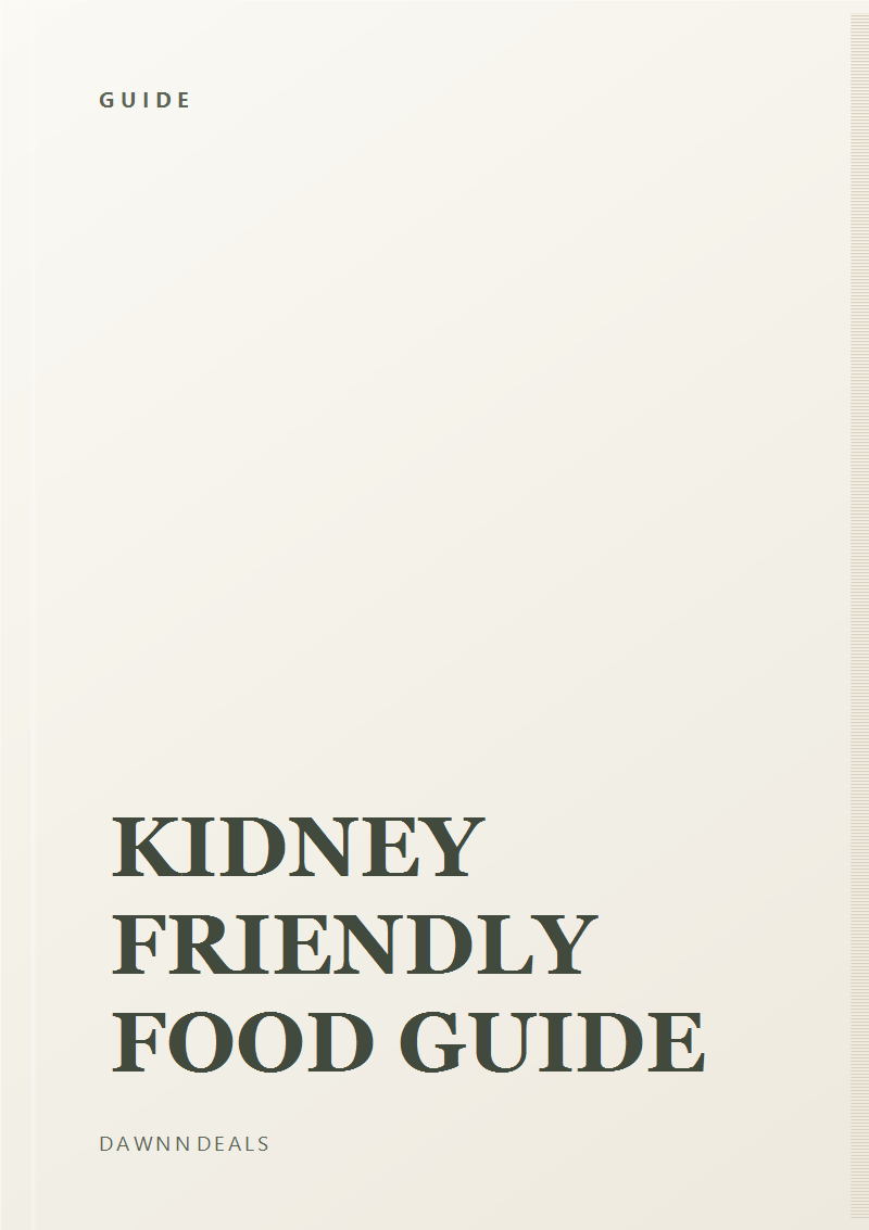 Kidney Friendly Food Guide